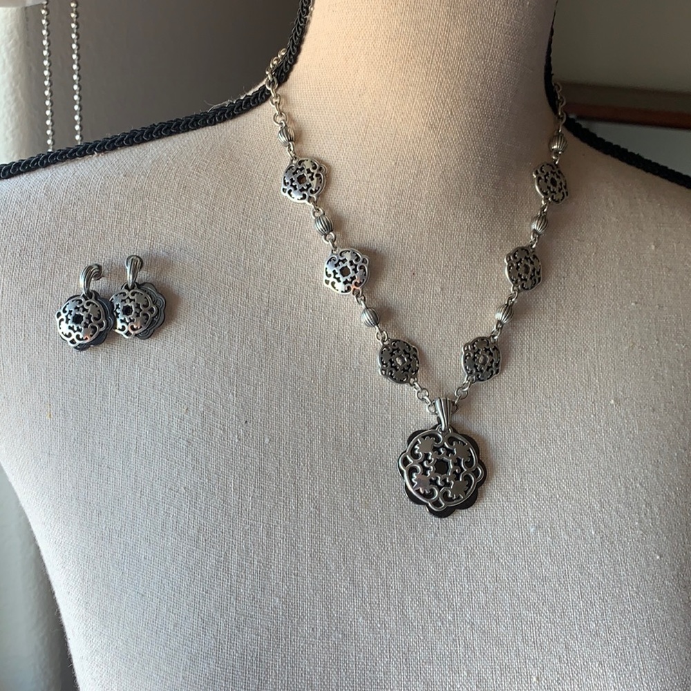 Brighton necklace and earring set.